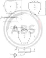 A.B.S. 37448 Brake pads