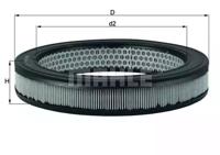 Mahle Original LX630 Фільтр повітряний