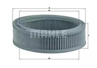 Mahle Original LX 70 Фільтр повітряний