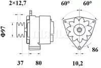 Mahle Original MG100 Генератор