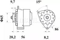 Mahle Original MG 318 Генератор Mahle Original MG 318 Генератор