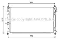 Ava CR2121 Радіатор охолодження двигуна