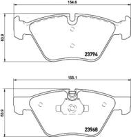 Hella 8DB 355 026-061 Brake pads