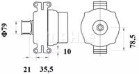 Mahle Original MG796 Alternator assy