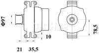 Mahle Original MG797 Alternator assy