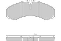 ETF 120925 Колодки гальмівні