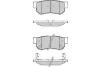 ETF 120966 Brake pads
