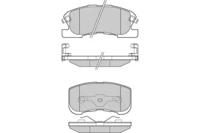 ETF 121018 Колодки гальмівні