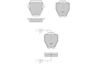 ETF 121151 Колодки гальмівні