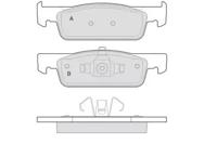 ETF 12-1512 Brake pads