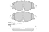 ETF 12-1516 Колодки гальмівні