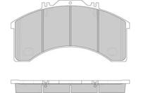 ETF 125252 Brake pads