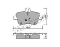 Trusting 982.0 Brake pads