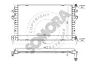 Somora 351241 Радіатор охолодження двигуна