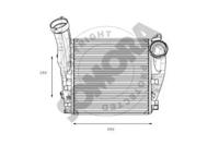 Somora 358545AL Радіатор інтеркулера Somora 358545AL Радіатор інтеркулера