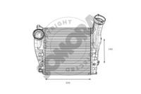 Somora 358545AR Радіатор інтеркулера Somora 358545AR Радіатор інтеркулера