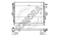 Somora 358740 Радіатор охолодження двигуна
