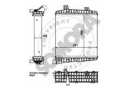 Somora 358740R Радіатор охолодження двигуна