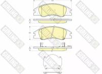 Girling 6133679 Brake pads