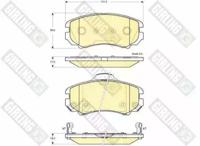 Girling 6133869 Brake pads