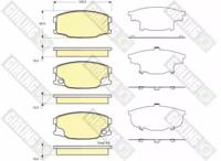 Girling 6133889 Brake pads