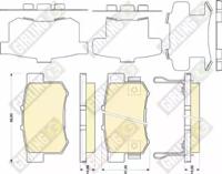 Girling 6134479 Brake pads