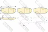 Girling 6135229 Колодки гальмівні