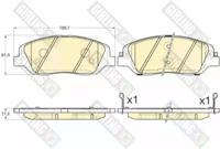 Girling 6135746 Brake pads