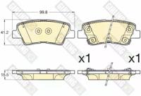 Girling 6135947 Brake pads