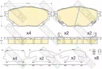 Girling 6136116 Brake pads