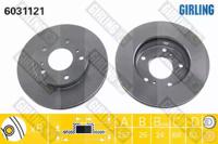 Girling 6411051 Brake set discs pads
