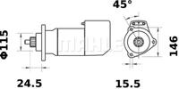 Mahle Original MS 562 Starter