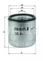 Mahle Original OC 91D Фільтр масляний