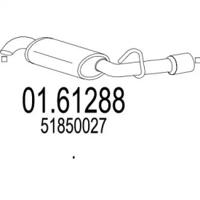 MTS 01.61288 Глушник вихлопних газів кінцевий