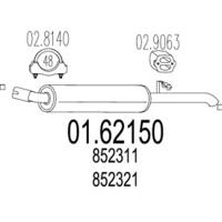 MTS 01.62150 Schalldaempfer