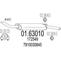 MTS 01.63010 Schalldaempfer