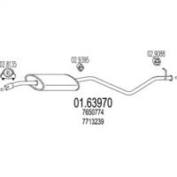 MTS 01.63970 Глушитель выхлопных газов конечный