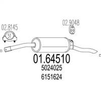 MTS 01.64510 Schalldaempfer