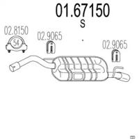 MTS 01.67150 Schalldaempfer