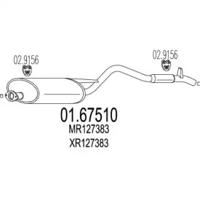 MTS 01.67510 Глушитель выхлопных газов конечный MTS 01.67510 Глушитель выхлопных газов конечный