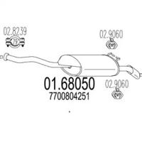 MTS 01.68050 Schalldaempfer