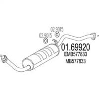 MTS 01.69920 Schalldaempfer