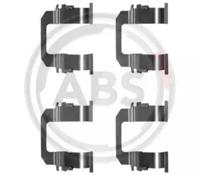 A.B.S. 1275Q Комплект монтажный дисковых тормозных колодок