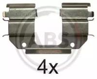 A.B.S. 1285Q Монтажний комплект гальмівних колодок