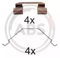 A.B.S. 1292Q Комплект монтажный дисковых тормозных колодок A.B.S. 1292Q Комплект монтажный дисковых тормозных колодок