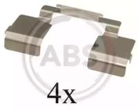 A.B.S. 1609Q Монтажний комплект гальмівних колодок