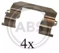 A.B.S. 1645Q Монтажний комплект гальмівних колодок