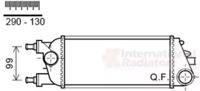 Van Wezel 73004100 Радіатор інтеркулера Van Wezel 73004100 Радіатор інтеркулера