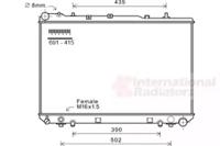 Van Wezel 81002101 Радіатор охолодження двигуна