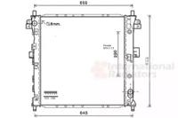 Van Wezel 81002105 Радіатор охолодження двигуна Van Wezel 81002105 Радіатор охолодження двигуна